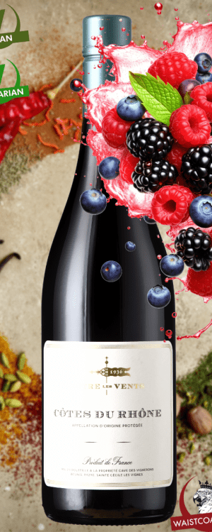 Cotes du Rhône Rouge, Entre Les Vents, 2024