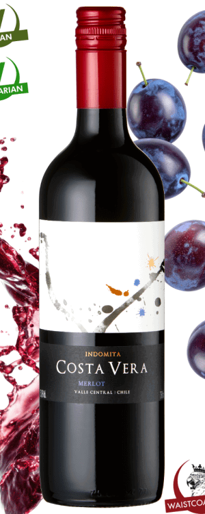 Indomita, Costa Vera Merlot, Central Valley, Chile, 2024