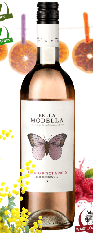 Bella Modella, Pinot Grigio Rosé, Terre d'Abruzzo IGT, Abruzzo, Italy, 2024