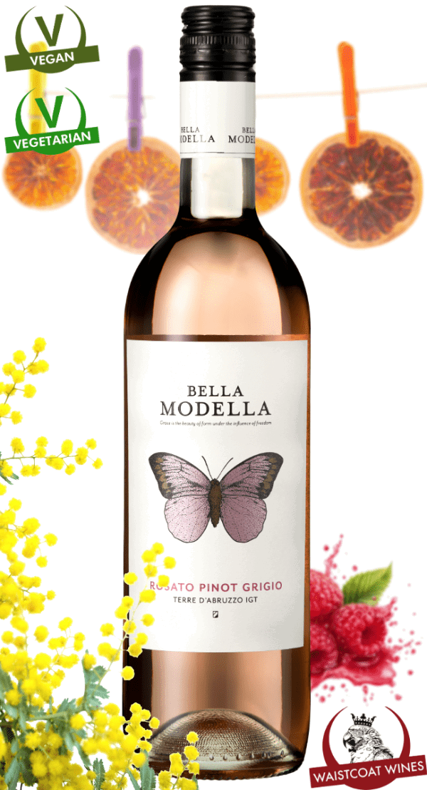 Bella Modella, Pinot Grigio Rosé, Terre d'Abruzzo IGT, Abruzzo, Italy, 2024